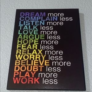 Room Decor with Inspirational Quotes